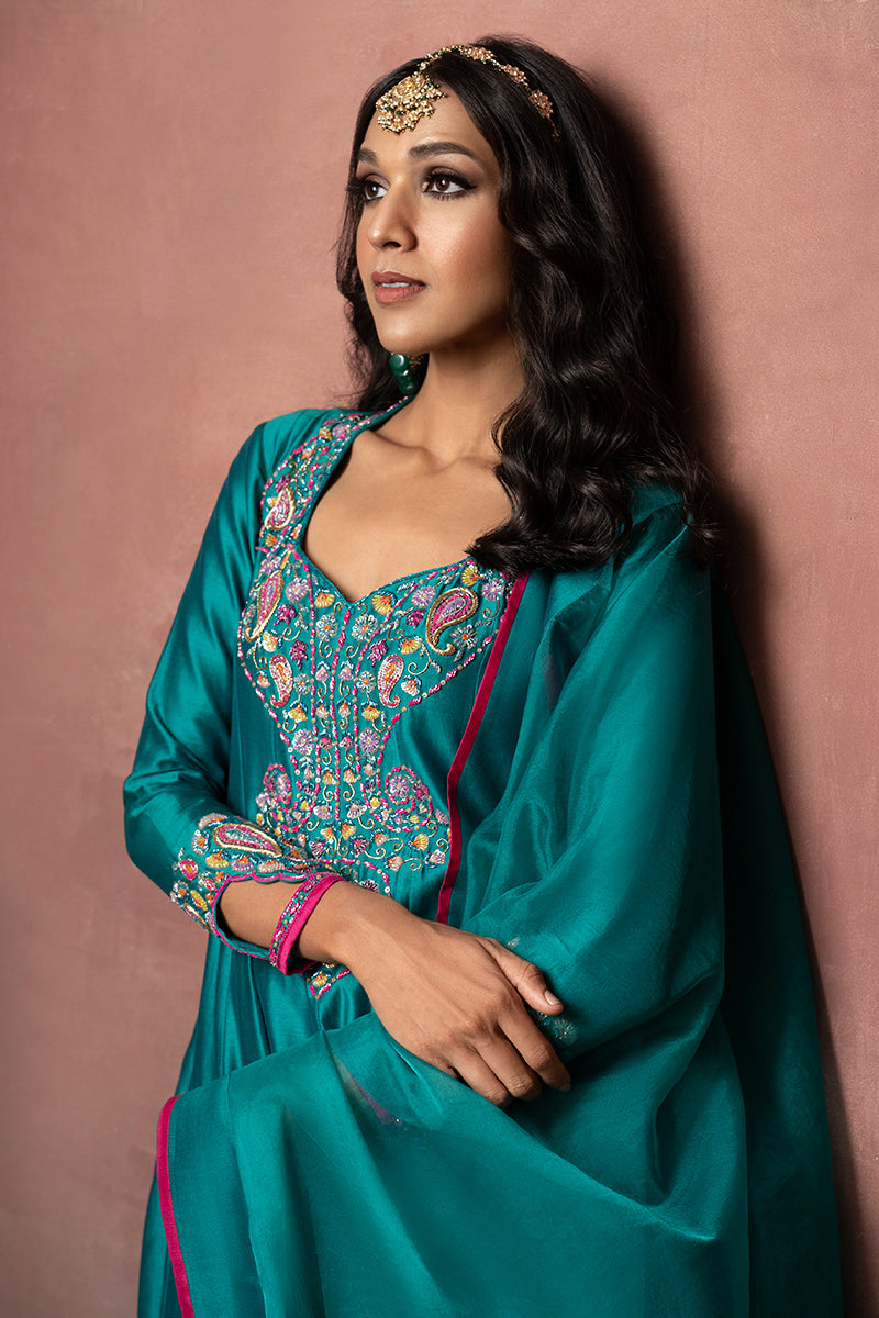 nitara satin dress Reformation Nitara Satin Dress In Forest - 50% Off